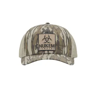 STACKED PROSTAFF- Bottomland Richardson 112 Snapback Mossy Oak® Camo Hat with Nukem Patch for Hunting & Everyday Wear Premium Quality Cap Performance Hats