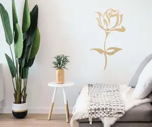 Rose Stencil - Art and Wall Stencil