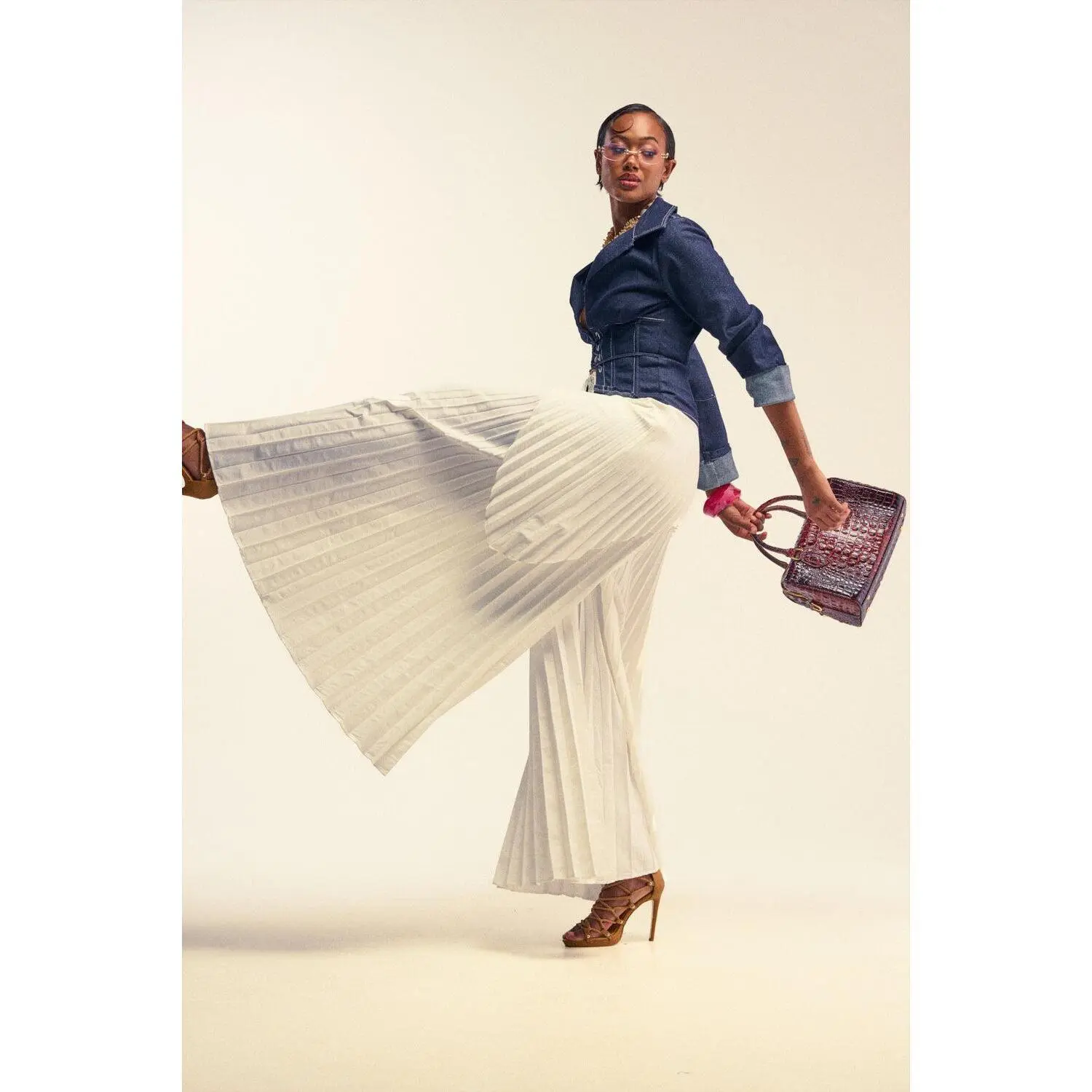 DRIFTING AWAY PLEATED TROUSER
