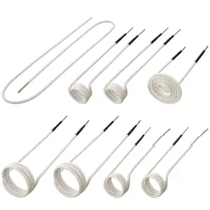 Induction Heater Coil Kit 8-Piece Set With Varying Coil Lengths For Flexible, Heat Resistant Induction Heating Tools With Long Lifespan, Designed For Removing Rusty Bolts And Nuts For Automotive Repair And Diy Projects