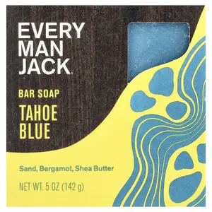 Every Man Jack Bar Soap, Tahoe Blue, 5 oz (142 g)