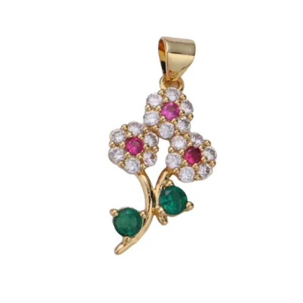 Multi Color Flower Bouquet Charm