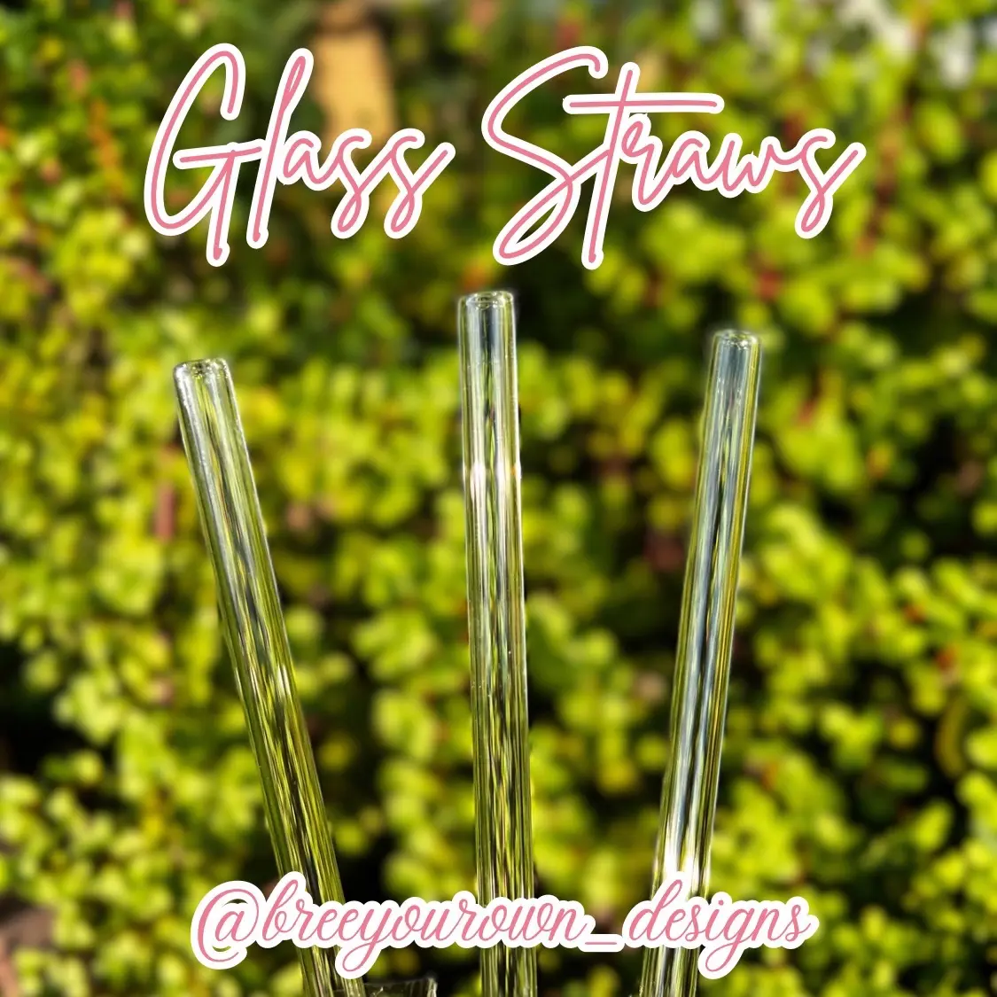 Glass Straw for 16oz Coffee Cups