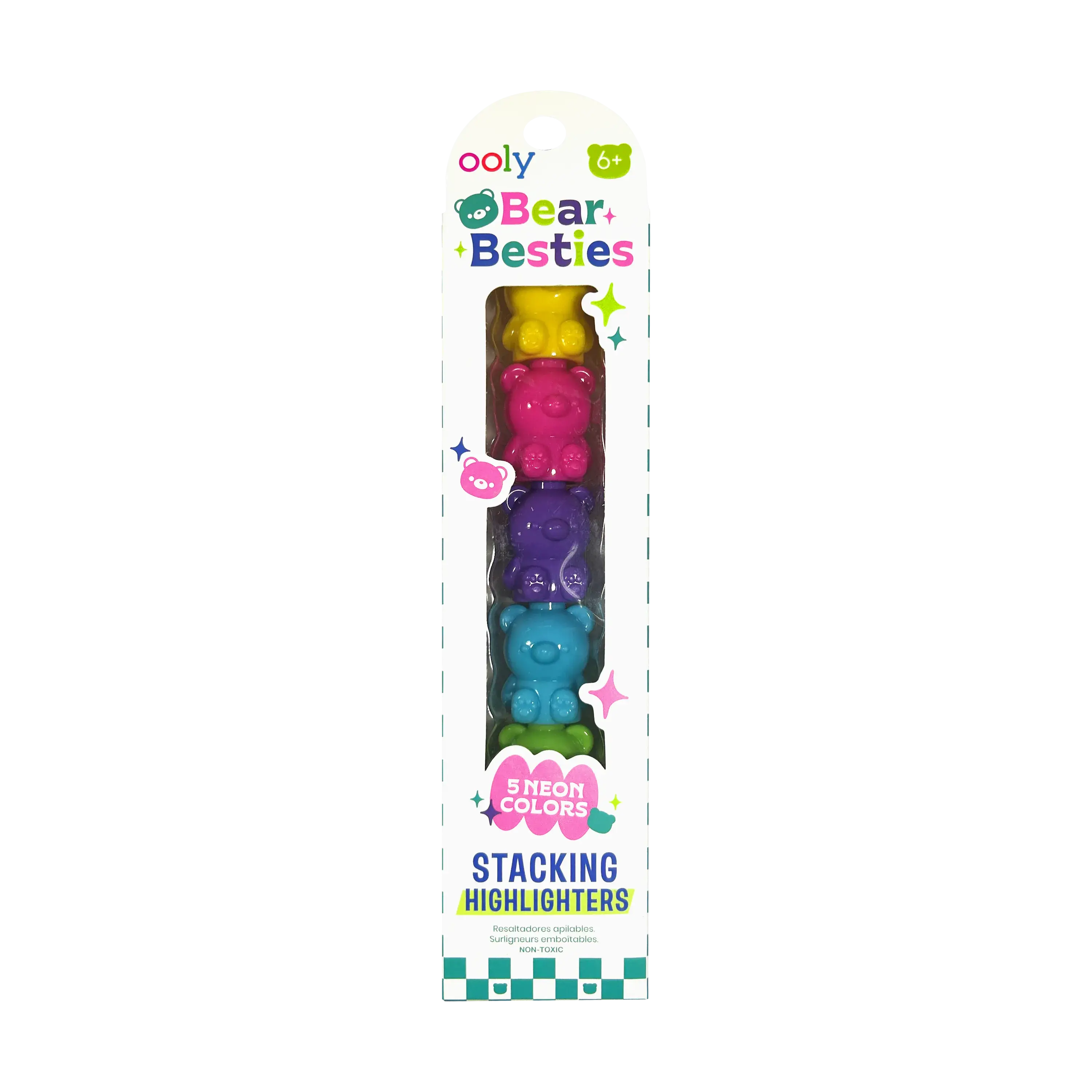 Bear Besties Stacking Highlighters - 5 Color