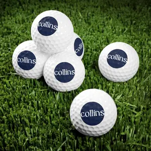 Personalized Irish Golf Balls with your Name in Irish Celtic Script & Your Choice of Color - 6 or 12 balls