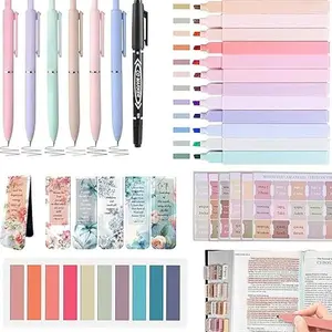 40 Pcs Bible Journaling Kit, Bible Study Kit for Women, Bible Journaling Supplies with Pastel Bible Highlighters and Tabs, Bible Pens,Sticky Notes, Bookmarks, All-in-One Christian Bible Study Supplies
