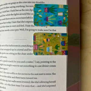 Plant Magnetic Bookmark Laminated Book Mark Bookish Gifts for Book Lovers with Holographic Plant Pattern and Cute Magnet Design 4” x 1.25” Durable Stylish Page Holder