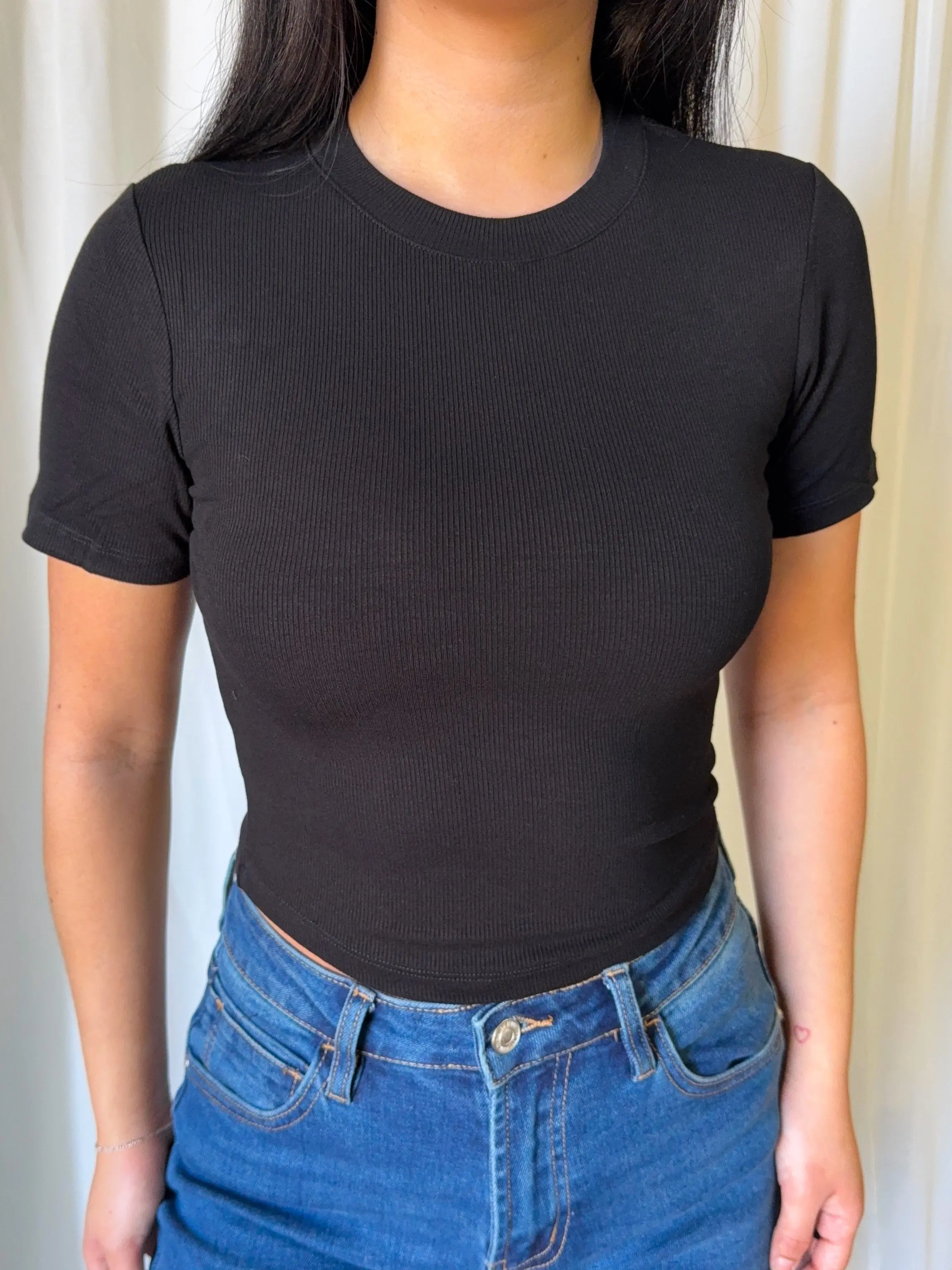 Morelia Baby Tee (Black)