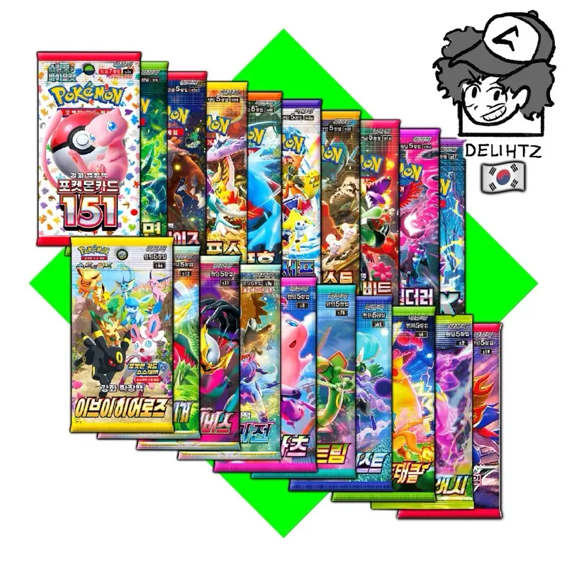 K-Series Korean Pokemon Variety Packs - Authentic Korean Booster Pack Bundles for Collectors and Casual Openings - K-10, K-20, K+ Special, High Class K-10, K-ULTRA Bundles with Bonus Cards - TikTok Shop K-Series Korean Pokemon Variety Packs - Authentic Korean Booster Pack Bundles for Collectors and Casual Openings - K-10, K-20, K+ Special, High Class K-10, K-ULTRA Bundles with Bonus Cards - TikTok Shop
