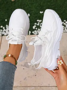 Women's New Fashion Casual Sports Shoes, Breathable Mesh Spring & Fall Sneakers, Outdoor Travel Lightweight Running Shoes, Workout Sneakers, Sporty Running Shoes, Walking Running Shoes