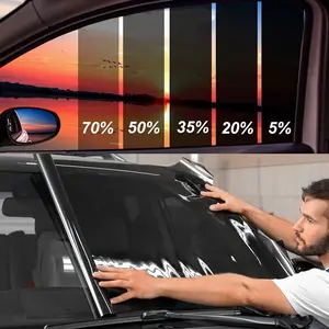Window Tint Film for Cars, 20% VLT 24" in x 15'Ft Ceramic Window Tints, Blocks 99% UV & IR Rays, Heat Resistant Anti Glare Film for Windshield, Scratch Resistant Sun Shade Auto Tint Roll