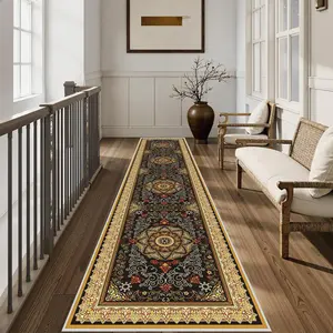 Vintage Boho Style Rug, 1 Count Non-slip Soft Floor Mat, Decorative Carpet for Home Living Room Bedroom Study Room, Home Decor, Vintage Runner Rug