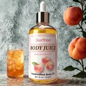 Peach Body Oil｜Natural Extracts - Moisturising & Hydrating - Lightweight & Fragrant｜All Over Body