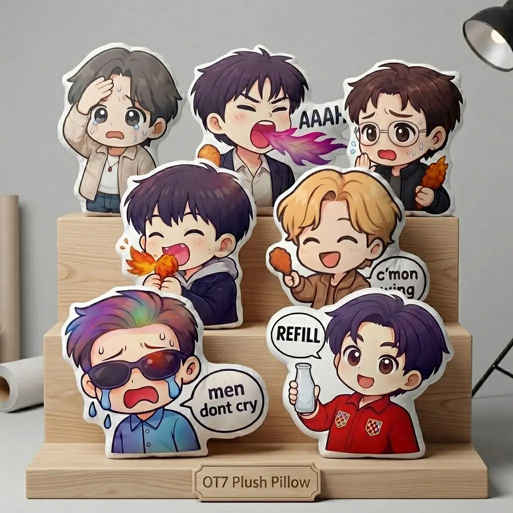 [Plush Pillow] Come on Wing, Chicken Wing Plush Pillow, KPOP Fan Gift Home Decor