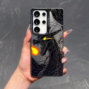 1 piece of Charizard Dragon phone case, fashionable and creative trend Samsung Galaxy S/A series phone case, gradient Samsung phone case, suitable for Galaxy S25/S6 phone cases, compatible with Galaxy S20-S26, Galaxy A12-A56 phone cases