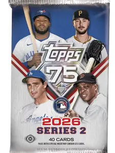 1 (ONE) Pack of 2026 Topps Series 2 Baseball Hobby Jumbo