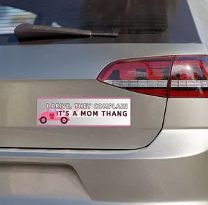 Funny Bumper Magnet & Bumper Sticker Included: Inspirational Car Decal, Fridge Magnet (10x3'')Sticker + Magnet Bundle