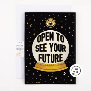 Endless All Occasion Fortune Greeting  Card with Glitter