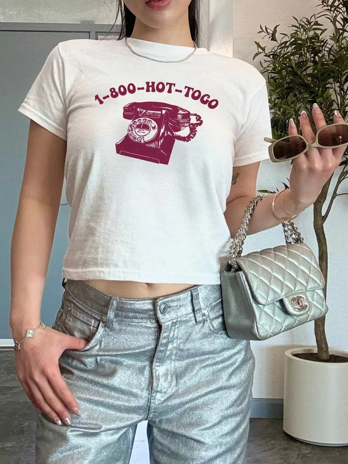 Hot To Go Crop Top, WLW T Shirt, Midwest Princess, Queer Shirt, WLW Pride, wlw gift, Bi Pride, Lesbian Pride, Sapphic Tee, Queer Pop Music Fans