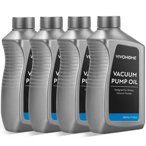 VIVOHOME 4 Pack Premium High Vacuum Pump Oil 330ml/11.16oz, High Viscosity and Low Moisture HVAC