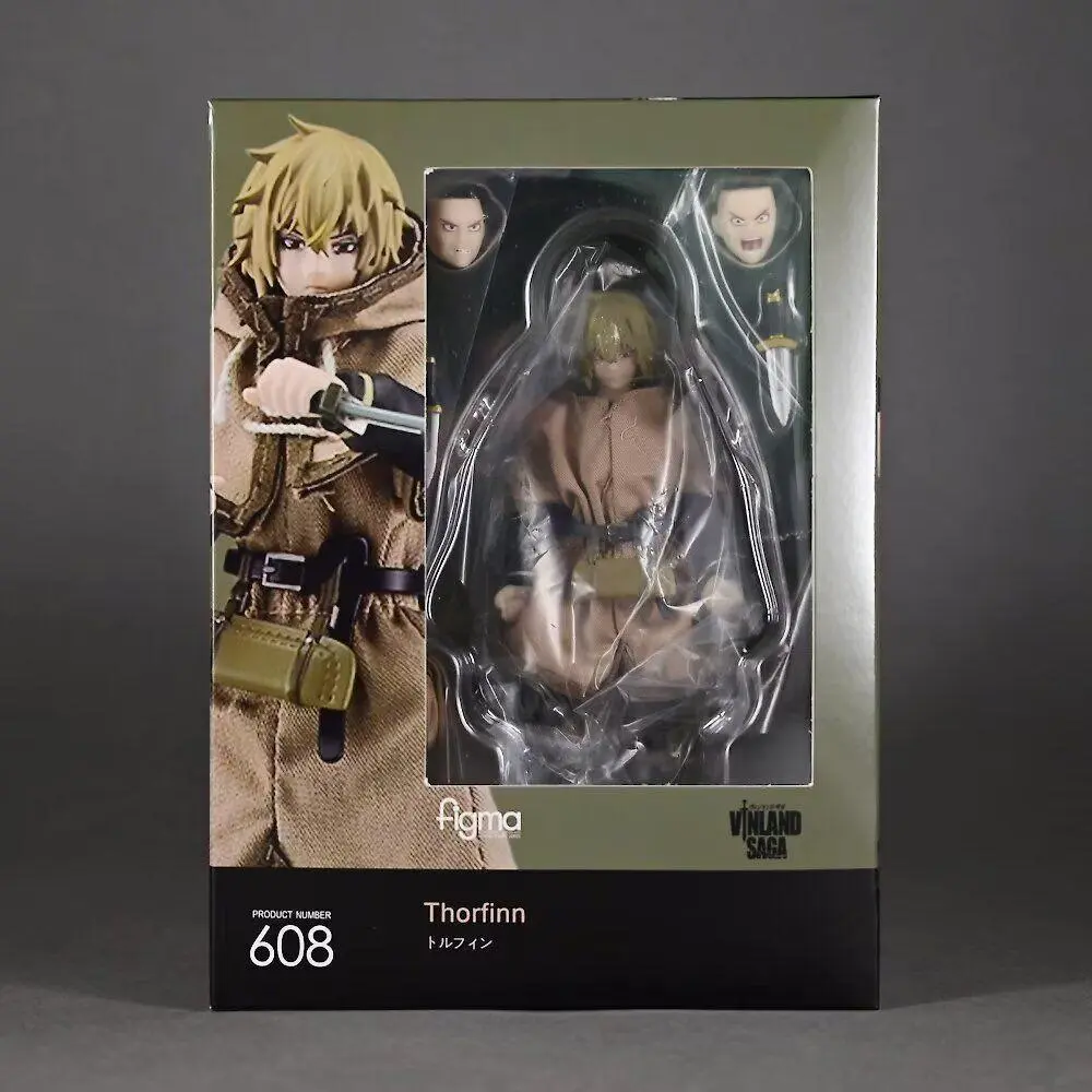 Thorfinn Karlsefni Figma 608 Action Figure Collectible Toy with Real Clothes Battle of Ice And Sea Quality Version New Color Box