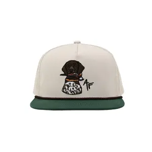 The Pointer - Cream Green Rope Hat