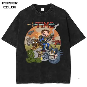 Fallout Time Poster Graphic T-shirt, Vintage Game shirt, Fallout Merch, Unisex Streetwear Tee, cotton crewneck shirt, Trending, All Size, Gifts for Him and Her