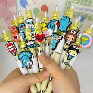 12-Pack Medical Round Ballpoint Pens, Ideal for Doctors & Nurses, Perfect Nurse Appreciation Gift, Essential Office Supplies, Aesthetic Pens