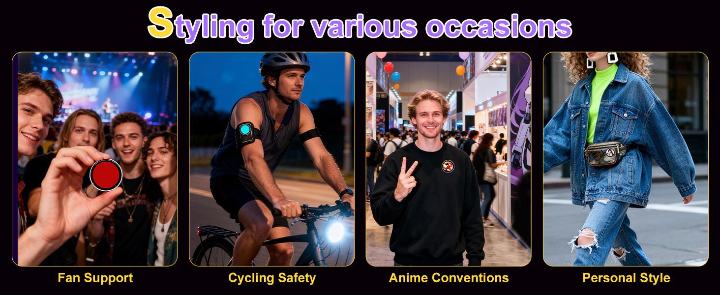 Electronic Anime Pin with HD Touchscreen - DigitalPhoto Pixel Display, Rechargeable WirelessBluetooth LED Name BadgeCustom KawaiiBadge for Backpacks and Conventions ,PixelsDigital Sign for Restaurant Shop Exhibition Nightclub Hotel