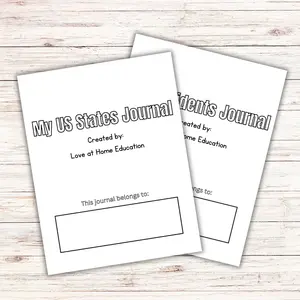 My US Journals- K-6th Grade School Study Supplies Student Stationary Writing Practice Notebook Travel Notebook