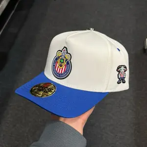 Chivas Club Deportivo Adjustable Snapback Baseball Cap - Full Red & Cream, Red Club Logo, Classic Design, Outdoor Use, Stylish Functional Men's Fashion Accessory, Men's Accessories