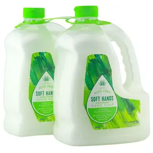Member's Mark Soft Hands Moisturizing Hand Soap Refill Aloe Vera 80 oz 2 pk Infused with Exotic Plant Seed Extracts