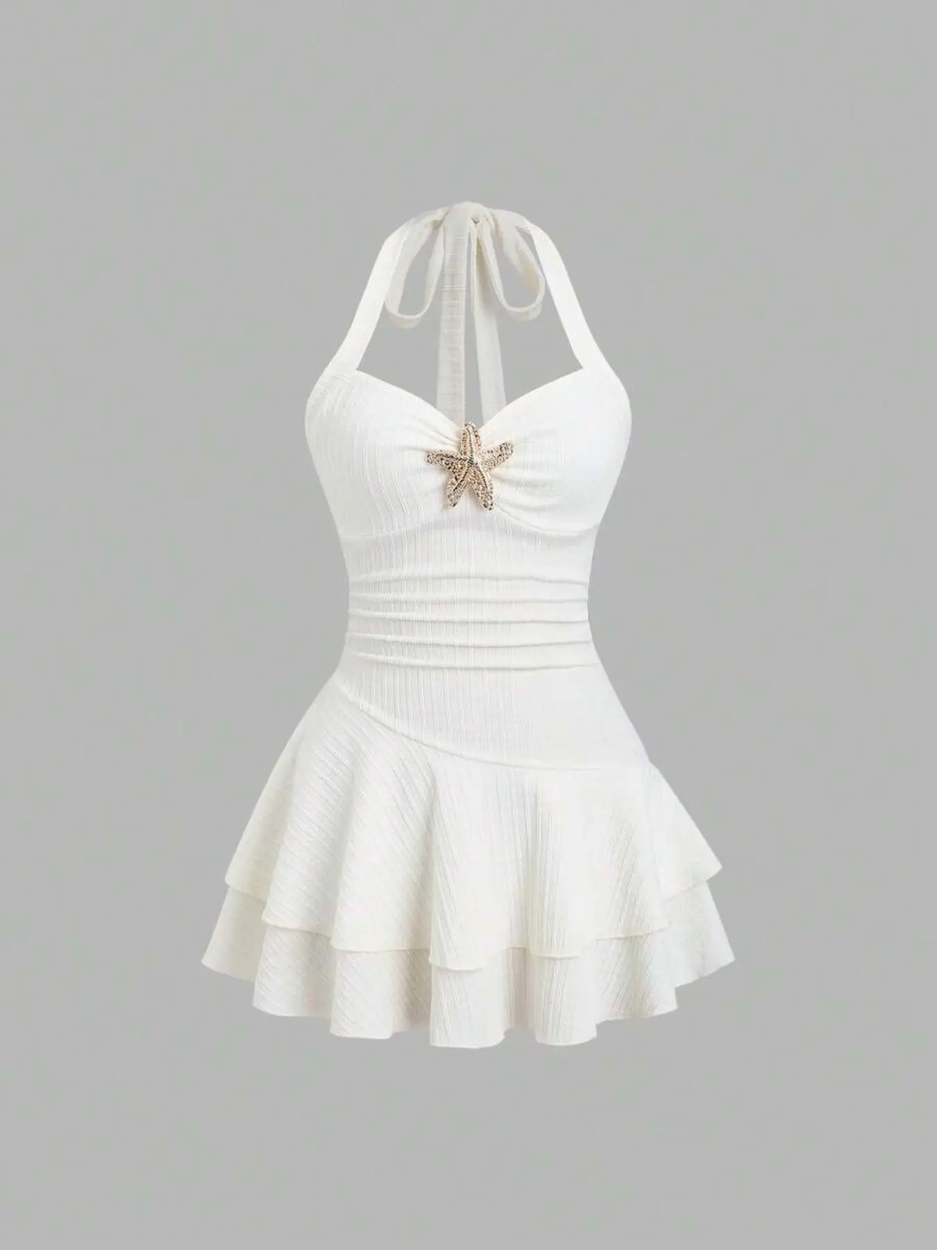 garden of eden halter mini dress - TikTok Shop