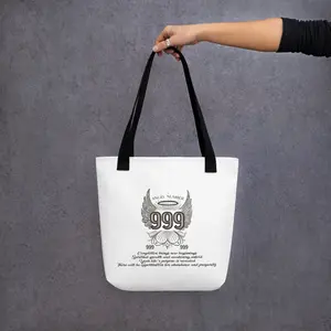 Angelic Collection/Angelic - Tote Bag/Angel Number 999 Message and Graphics