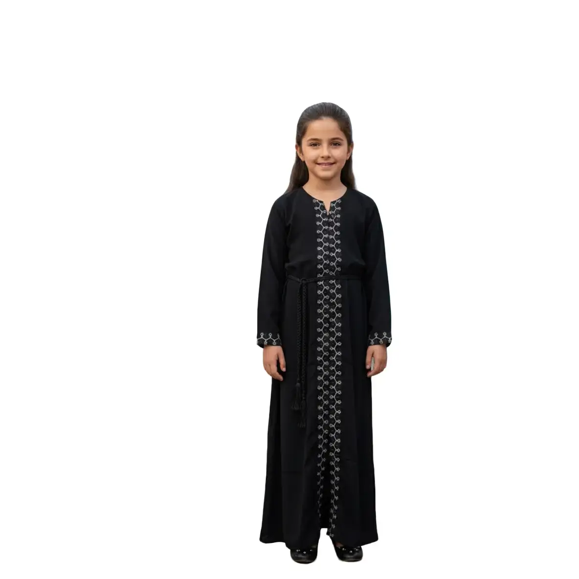 Midnight Heritage Kids Abaya