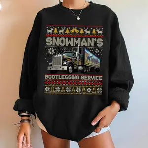 Bootlegging Service Sweatshirt Hoodie, Snowman T-Shirt, Sm0key And The Bandit Vintage T-Shirt, Movies Quote Unisex TShirt, Unisex Graphic Print Tee