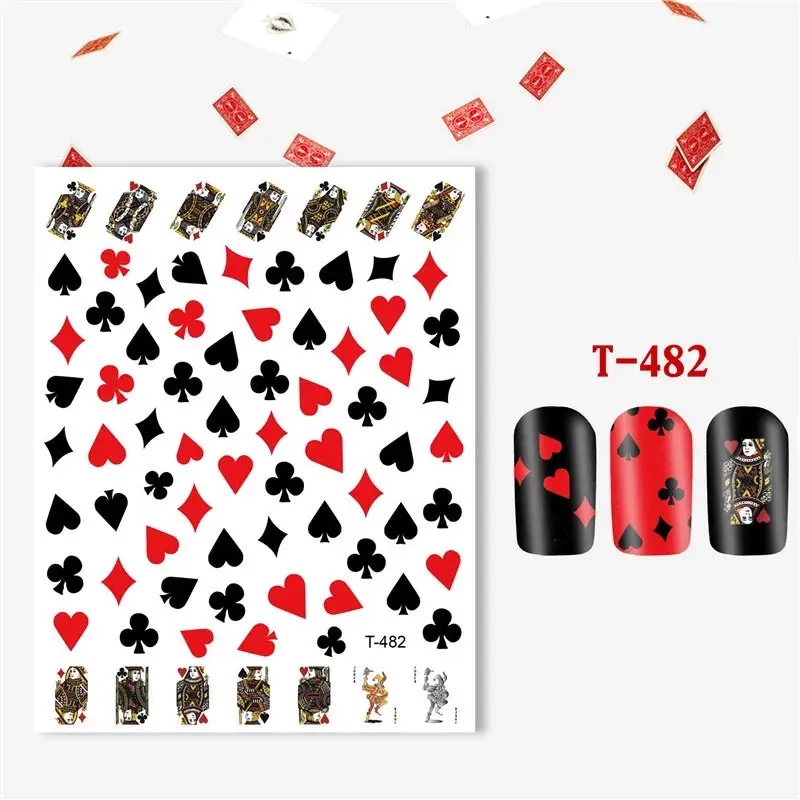 Nail Sticker Game Card T482