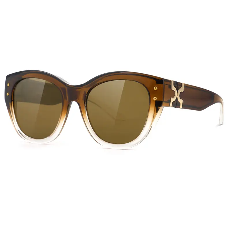 Meeloog Women's Polarized Round Full Rim Fit Over Sunglasses - TR90 Frame, UV400 Shields, Lightweight, Flexible, Antiglare, Tri Acetate Cellulose Coating, Effective Filter, ST0080, Stylish Fashion Accessory, Gift Idea, Daily Use, Fit Over Women's Sunglass