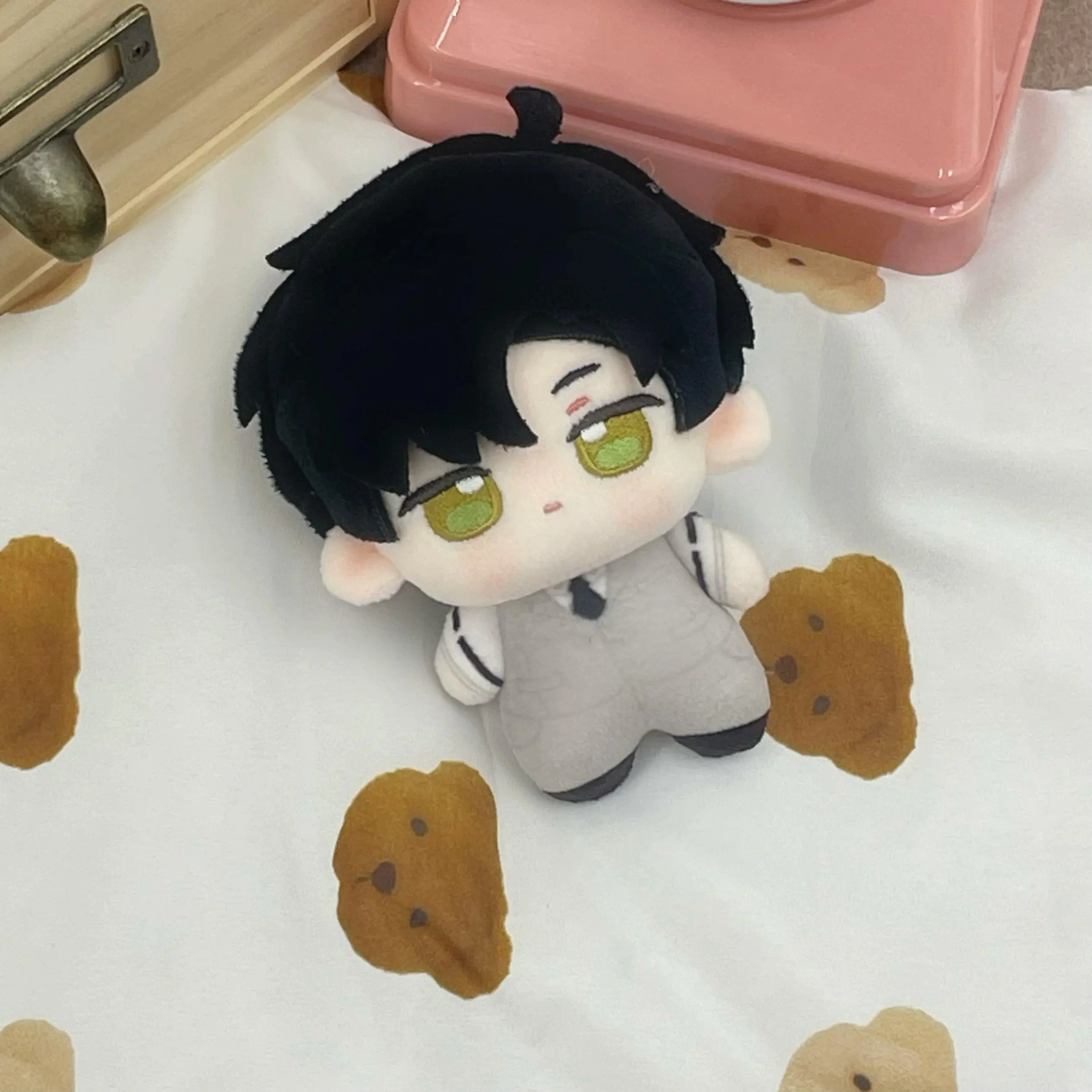 Love And Deepspace 10cm Sylus Xavier-Caleb Anime & Manga Figure Plush Doll Pendant, Unisex Kids Plush & Stuffed Toy Collectible, No Battery Needed Holiday/Birthday Gift For Fans
