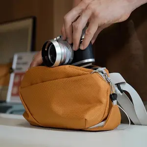 Urban Tech Sling Bag - Expandable Crossbody for Men & Women |     Water-Resistant Gorpcore Shoulder Bag |     Tactical EDC Chest Pack for Travel & Commute