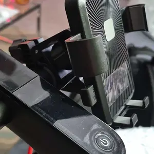 Universal Bike Motorcycle Phone Holder Mount for Girl Boy Women Men, 360° Rotation Shockproof Handlebar Clamp, Quick-Release Anti-Slip Easy Install for iPhone 17/16/15/14/13 Pro Max/Plus Samsung 4.7-7" Smartphones, For Scooter Ebike 0.8-1.1" Handlebar