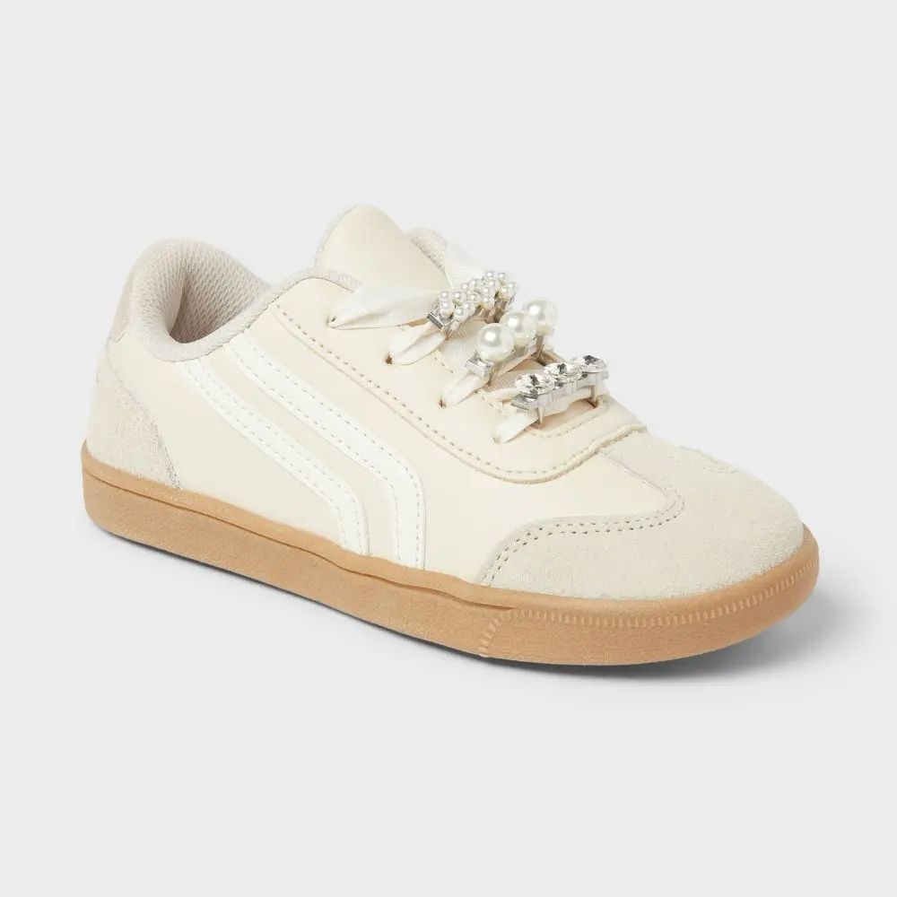 Cat & Jack Kids' Boston Court Sneakers - Low-Top Lace-Up