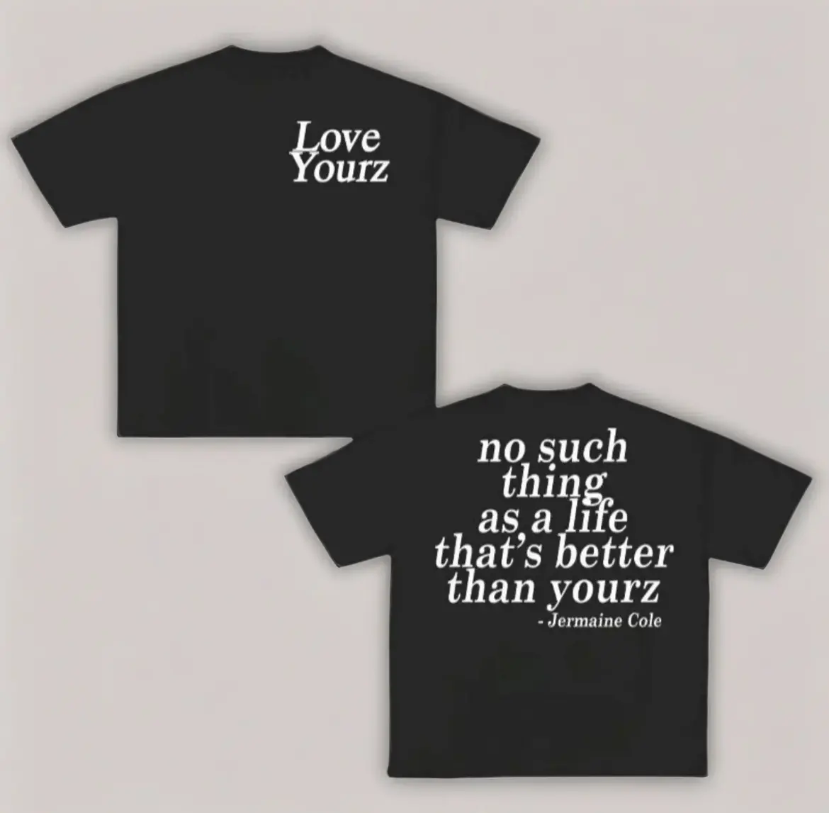 Cotton J Cole Dreamville Love Yourz Lyrics Graphic t-Shirt VERSION 2, J Cole T-shirt, Cotton tshirt swap