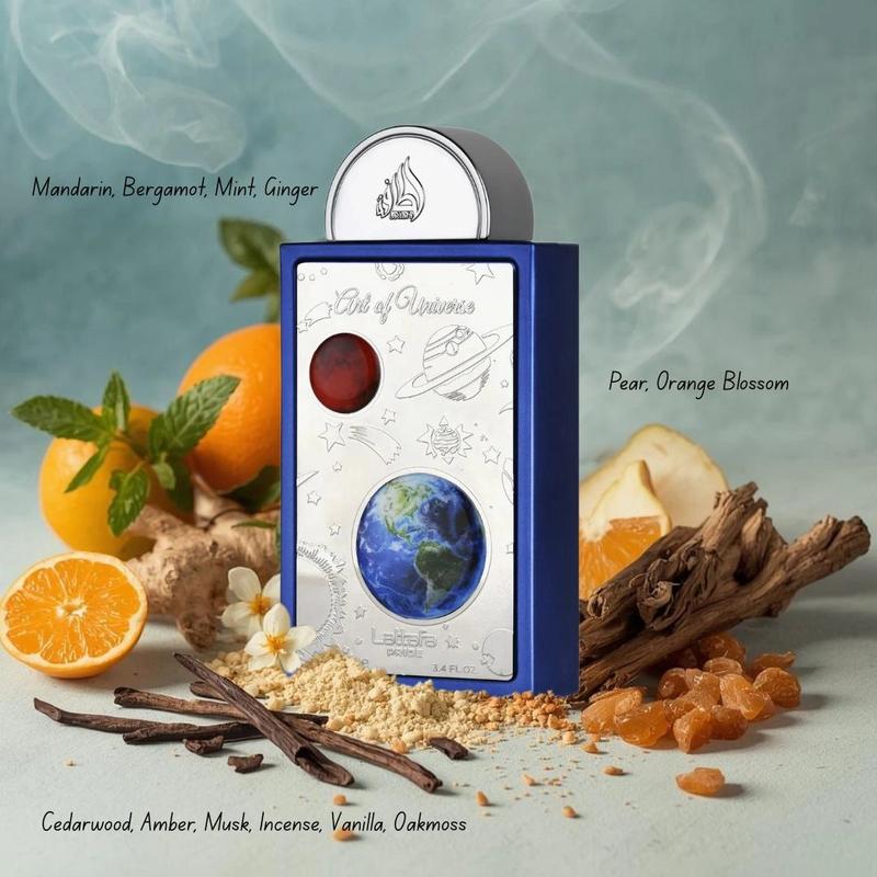 Art of Universe Eau de Parfum Spray 100ml (3.4oz) by Lattafa | A Symphony of Vibrance & Elegance