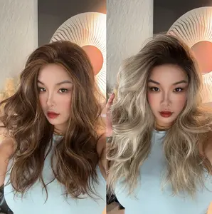 JBEXTENSION 22 Inches Long Pre-Cut Snowflake Lace Frontlace Glueless Wig TERESA LONG【PERMATEASE】【BENDY EAR TABS】 JBEXTENSION 22 Inches Long Pre-Cut Snowflake Lace Frontlace Glueless Wig TERESA LONG【PERMATEASE】【BENDY EAR TABS】