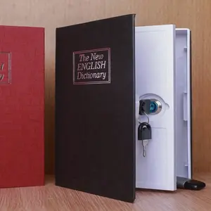 Password Book Safe Box, Password Money Saving Box, Desktop Decoration Storage Box with Key, Hidden Secret Storage, Novelty Toy Gift