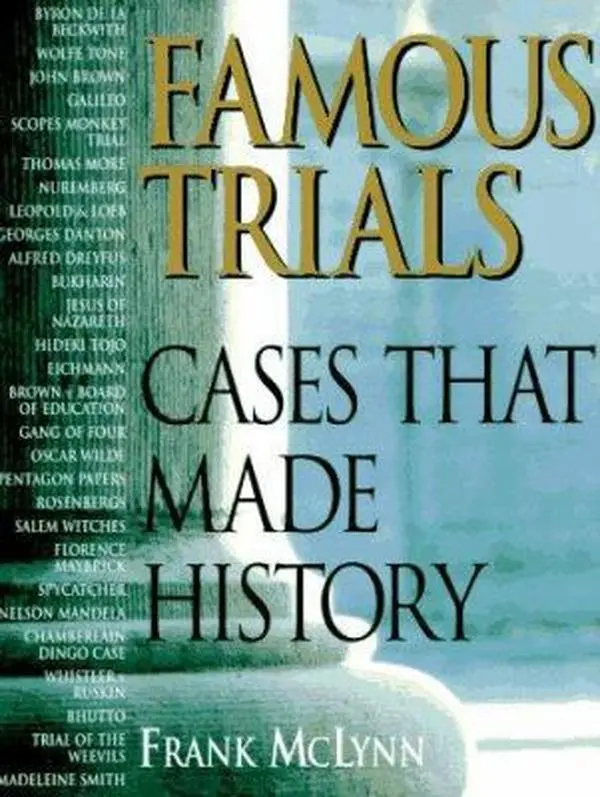 USED Book - Famous trials by Frank McLynn (Hardcover) - english