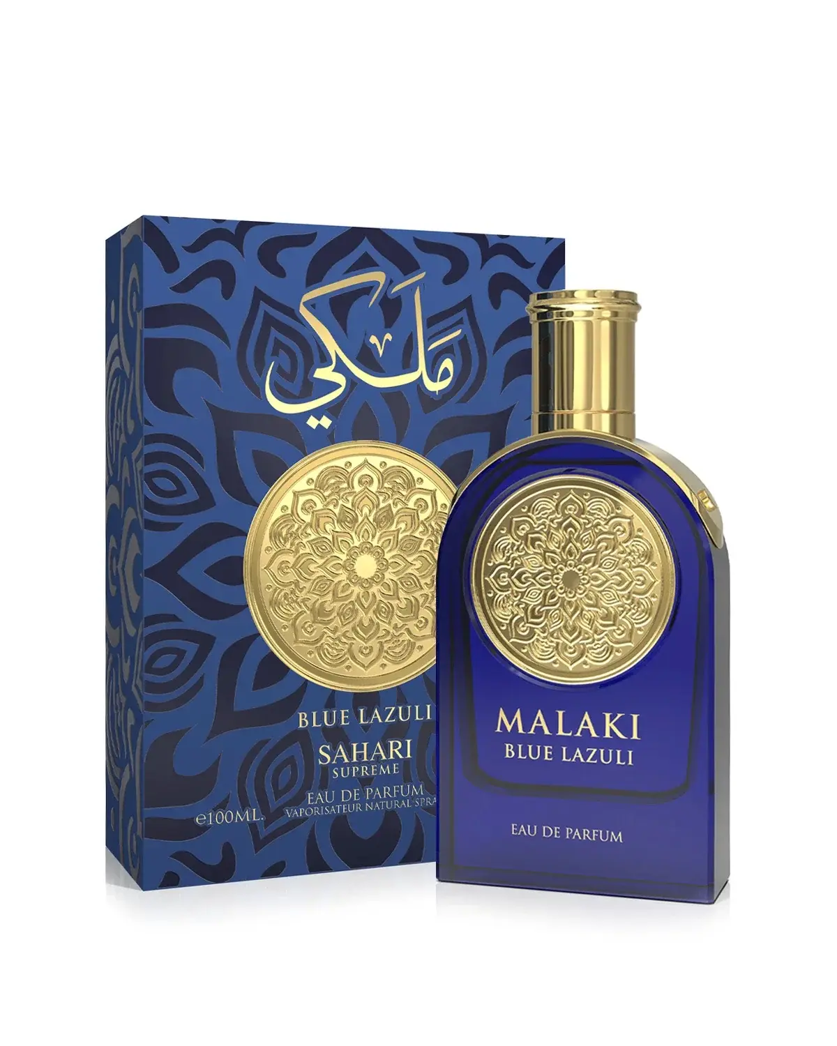 Malaki SAHARI SUPREME - BLUE LAZULI 100ML Eau de Parfum with Agarwood & Leather Notes Aromatic Woody Fragrance