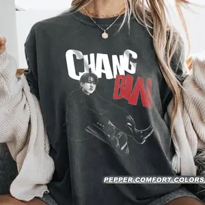 Limited Changbin Unisex Shirt for Men and Women: Kpop Idol Fan Apparel Cotton Tee