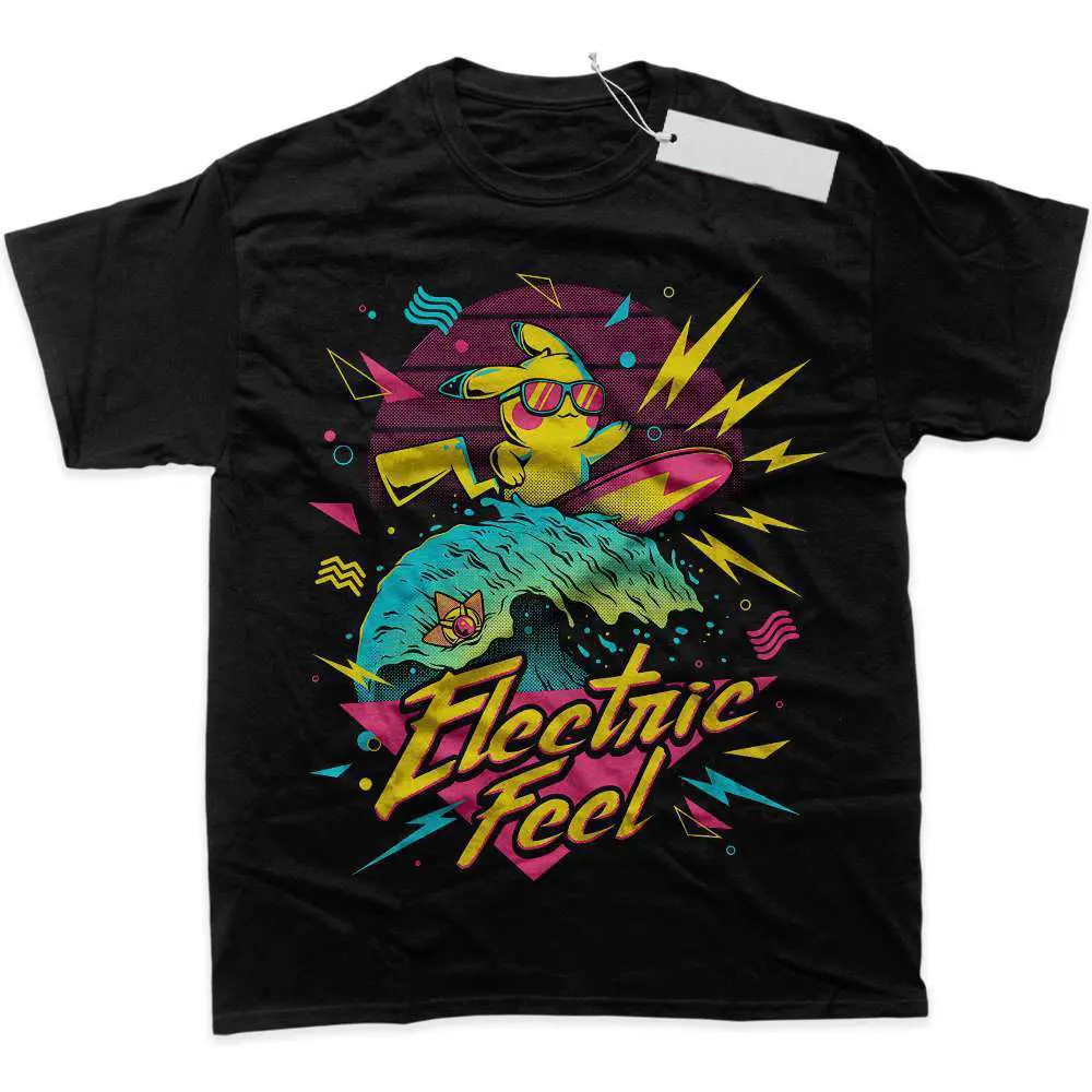 Pikachu Shirt, Pokemon T- Shirt, Pokemon Merch, Cute Shirt, Gift For Fan Pokemon, Anime Graphic Tee, Anime Manga Shirt, Crewneck Short Sleeve Shirt